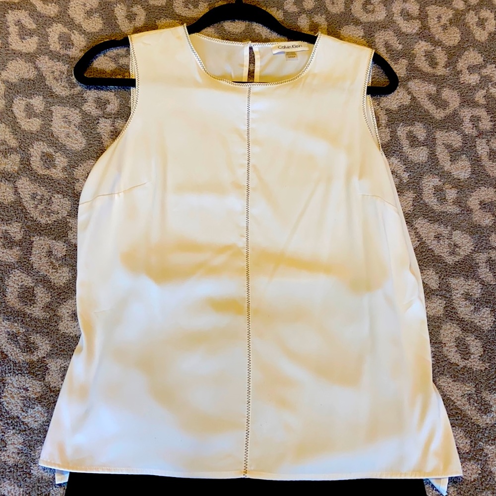 White Calvin Klein Blouse
